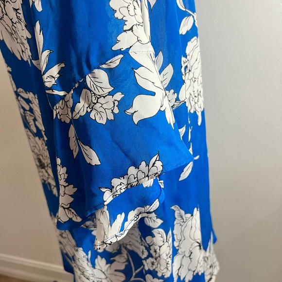 Gramercy atelier New York XXL silk blouse blue floral - Picture 4 of 13